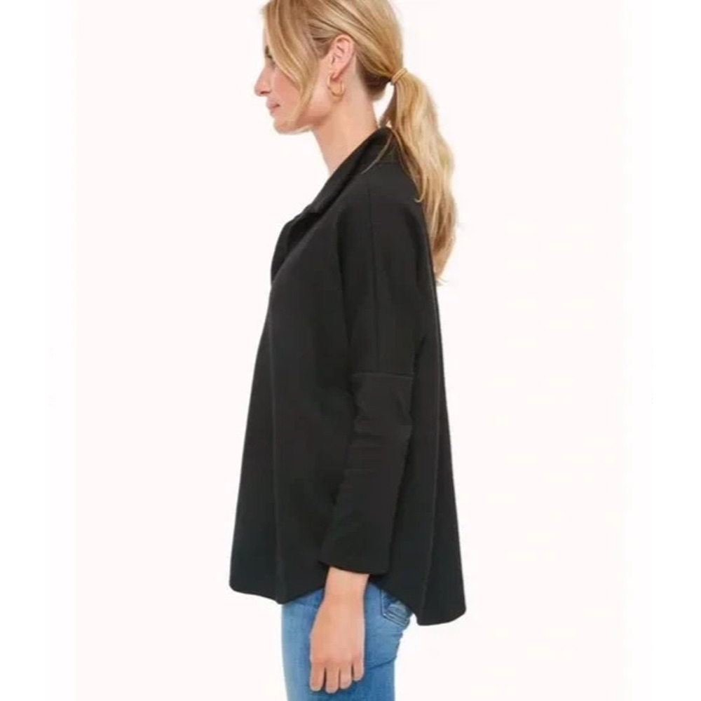 Tuckernuck x Pomander Place Black Easy Polo Swing Sweatshirt Size M/L Top - Picture 11 of 16